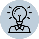 YIF-Aide-Digitalisation-PME Icone d'une idée représentant l'expérience que Your IT Factory peut apporter